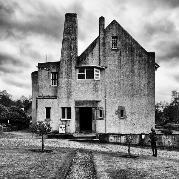 Hill House, Helensburgh, Scotland (Дом на холме в Хелеснбурге, Шотландия). Charles Rennie Mackintosh. Чарльз Рени Макинтош