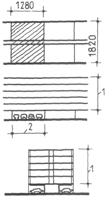 Застройка секционными жилыми домами средней этажности (5 типовых этажей). Медотология проектирования. Проектирование жилых зданий