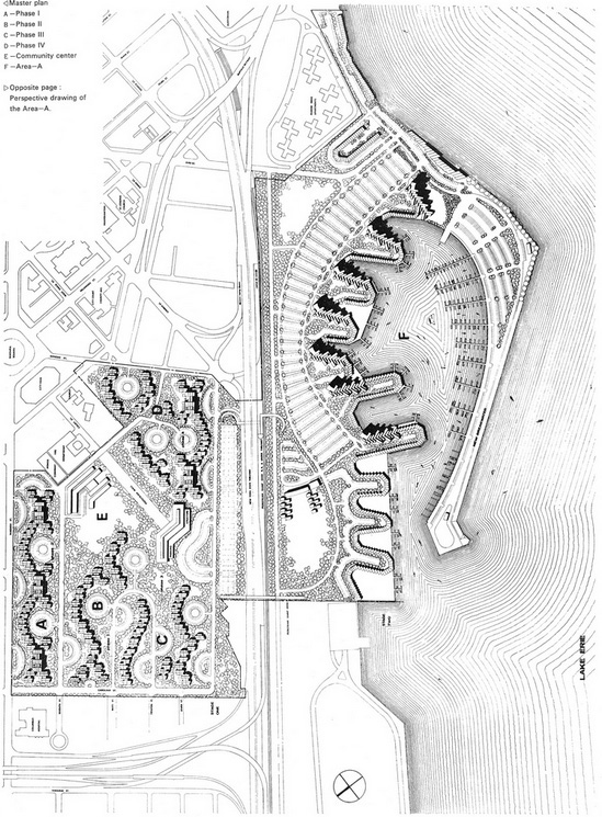 Buffalo Waterfront Hausing, New York, USA. Architect: Paul Rudolph. Буффало (шт. Нью-Йорк). Архитектор Пол Рудольф