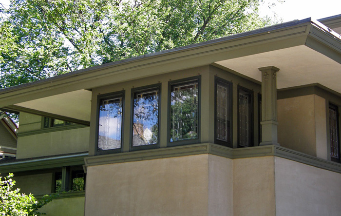 Фрэнк Ллойд Райт (Frank Lloyd Wright): Frank W. Thomas House, Oak Park, Illinois (Дом Фрэнка Томаса, Оак-Парк, Иллинойс), 1901; реставрация 1975