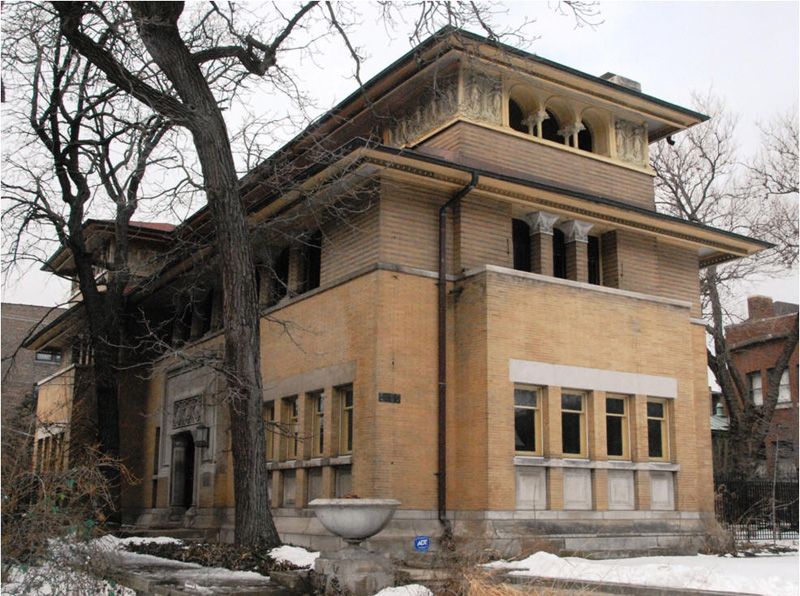 Фрэнк Ллойд Райт (Frank Lloyd Wright): Isidore H. Heller House, Chicago, Illinois (Дом Айседоры Геллер, Чикаго, Иллинойс ), 1896—1897