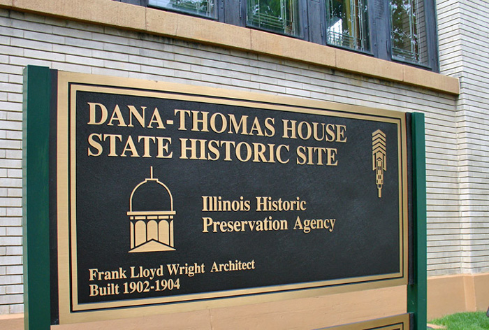 Фрэнк Ллойд Райт (Frank Lloyd Wright): Dana-Thomas House, Springfield, Illinois (Дом Сьюзен и Лоуренс Дейна, Спрингфилд, Иллинойс), 1902—1904