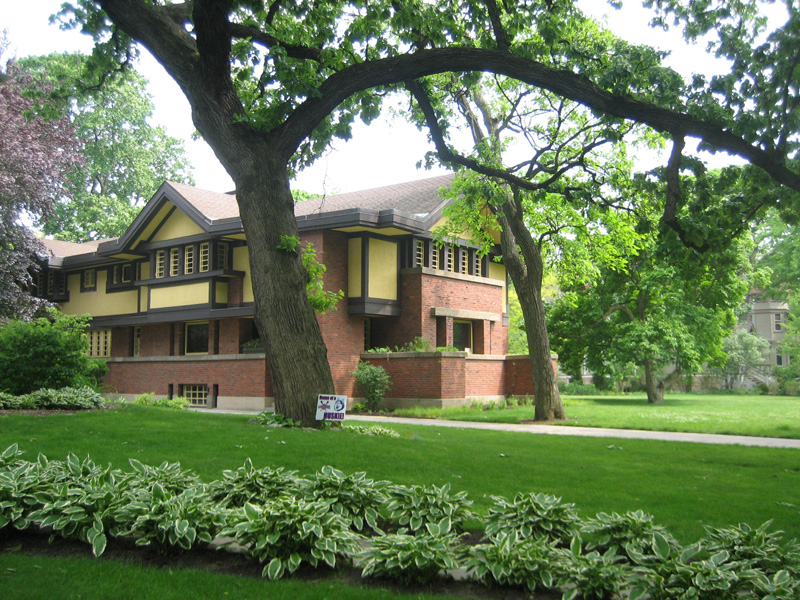 Фрэнк Ллойд Райт (Frank Lloyd Wright): Peter A. Beachy House, Oak Park, Illinois (Перестройка дома П.А. Бичи, Оак-Парк, Иллинойс), 1906 