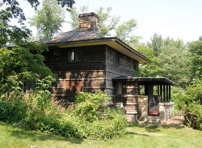 Фрэнк Ллойд Райт (Frank Lloyd Wright): Tan-Y-Deri (Andrew T. Porter House), Spring Green, Wisconsin (Дом Эндрю Портера, Хиллсайд, Спринг-Грин, Висконсин ), 1907