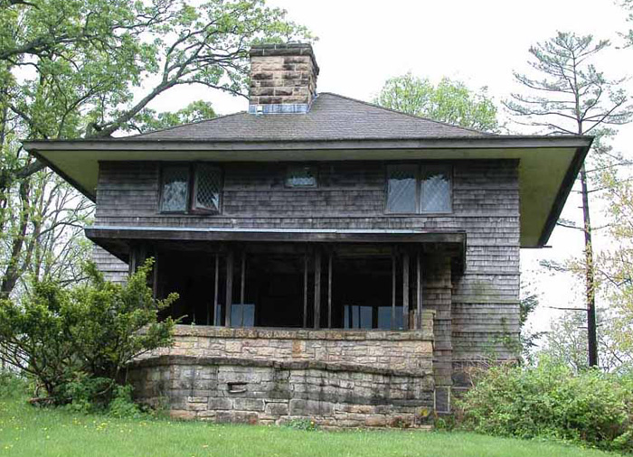 Фрэнк Ллойд Райт (Frank Lloyd Wright): Tan-Y-Deri (Andrew T. Porter House), Spring Green, Wisconsin (Дом Эндрю Портера, Хиллсайд, Спринг-Грин, Висконсин ), 1907