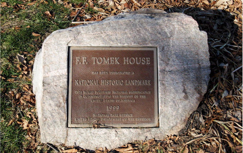 Фрэнк Ллойд Райт (Frank Lloyd Wright): Ferdinand F. Tomek House (The Ship House), Riverside, Illinois (Дом Ф.Ф. Томека, Риверсайд, Иллинойс ), 1904—1906