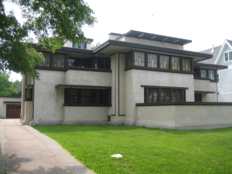 Фрэнк Ллойд Райт (Frank Lloyd Wright): Oscar B. Balch House, Oak Park, Illinois (Дом О.Б. Бэлха, Оак-Парк, Иллинойс), 1911
