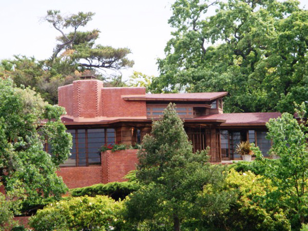 Фрэнк Ллойд Райт (Frank Lloyd Wright): Hanna-Honeycomb House (At Stanford University), Palo Alto, California (Резиденция Hanna-Honeycomb, Стэндфордский университет, Пало Альто, Калифорния), 1937